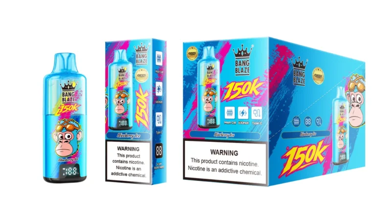 Suvaper Bang Blaze 150000 Puffs Blueberry Ice Product Image 002 1 Disposable Vape Device
