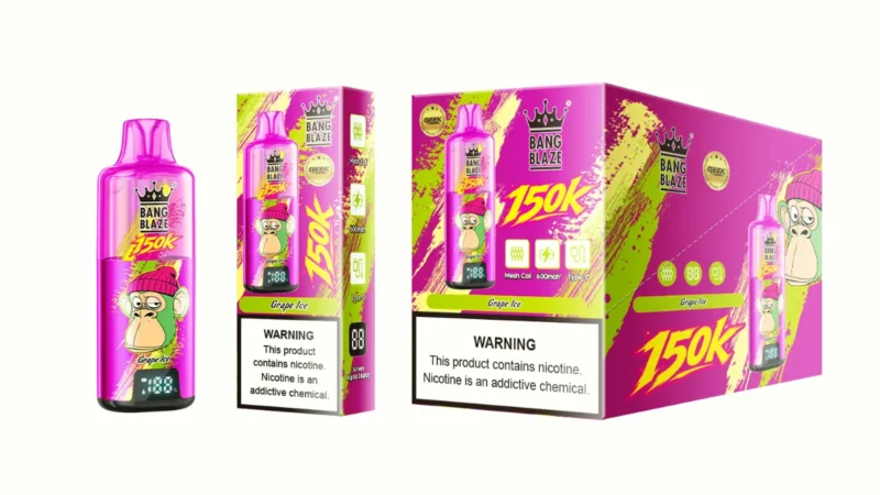 Suvaper Bang Blaze 150000 Puffs Blueberry Raspberry Product Image 003 1 Disposable Vape Device