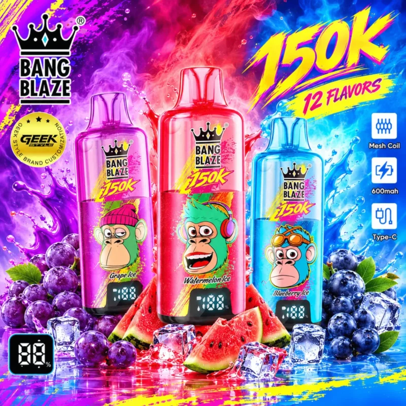 Suvaper Bang Blaze 150000 Puffs Product Image 017 Disposable Vape Device