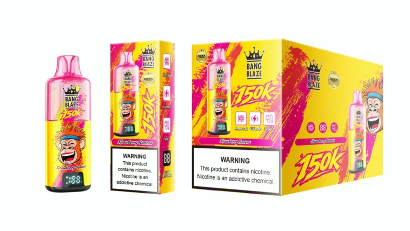 Suvaper Bang Blaze 150000 Puffs Strawberry Kiwi Product Image 010 Disposable Vape Device