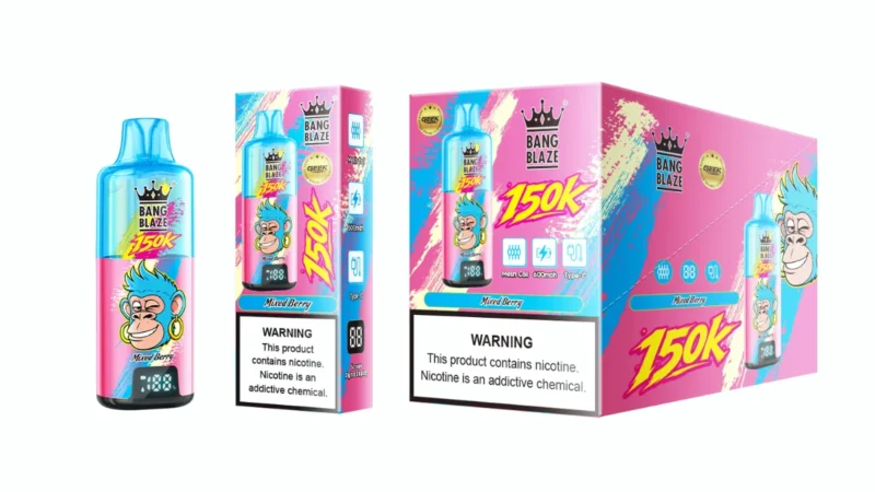 Suvaper Bang Blaze 150000 Puffs Strawberry Watermelon Product Image 008 Disposable Vape Device