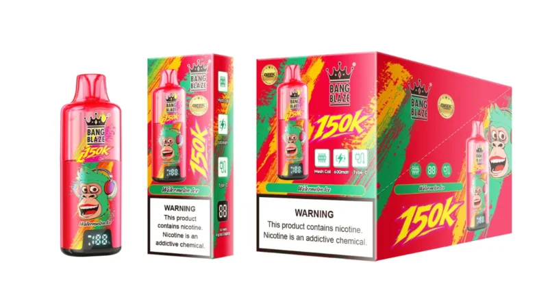 Suvaper Bang Blaze 150000 Puffs Watermelon Ice Product Image 001 1 Disposable Vape Device