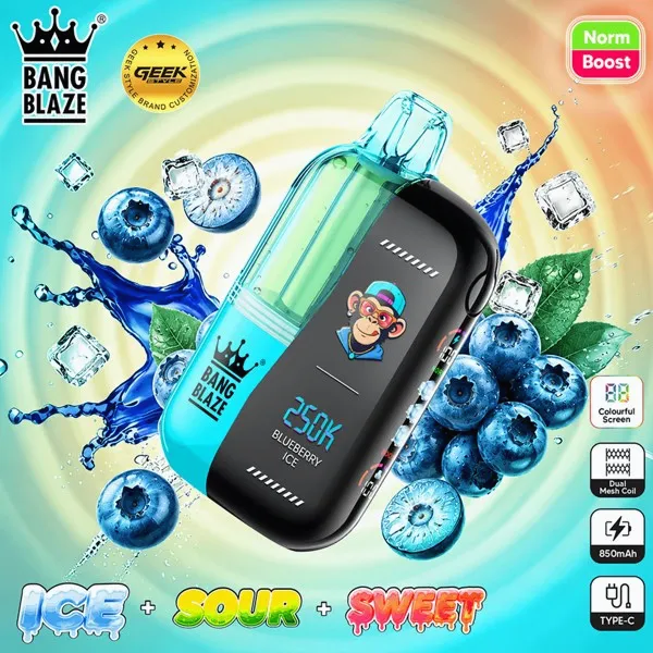 suvaper-bang-blaze-250000-puffs-blueberry-ice-014 Suvaper Bang Blaze 250000 Puffs Blueberry Ice 014 Disposable Vape Device