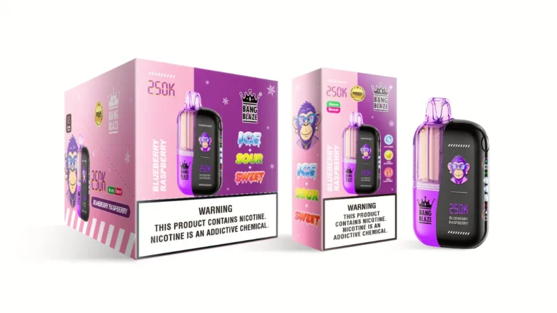 Suvaper Bang Blaze 250000 Puffs Peach Ice Product Image 005 Disposable Vape Device