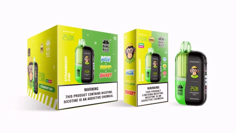 Suvaper Bang Blaze 250000 Puffs Strawberry Kiwi Product Image 010 Disposable Vape Device