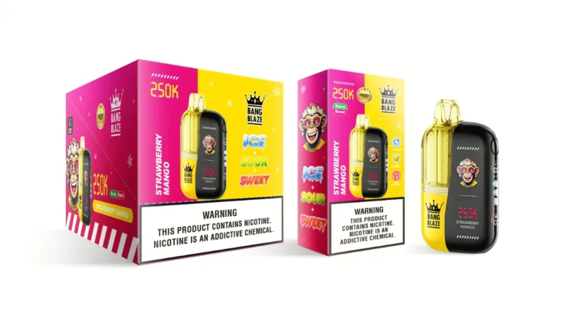 Suvaper Bang Blaze 250000 Puffs Strawberry Mango Product Image 007 Disposable Vape Device