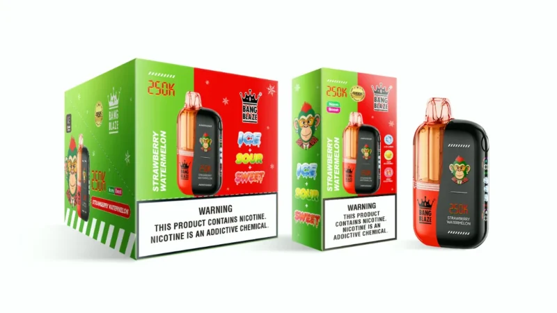 Suvaper Bang Blaze 250000 Puffs Strawberry Watermelon Product Image 008 Disposable Vape Device