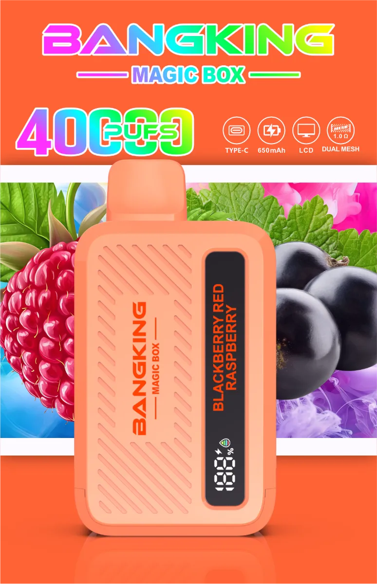 suvaper-bang-king-magic-box-40000-puffs-blackberry-red-raspberry-flavor-image-014 Suvaper Bang King Magic Box 40000 Puffs Blackberry Red Raspberry Flavor Image 014 Disposable Vape Device