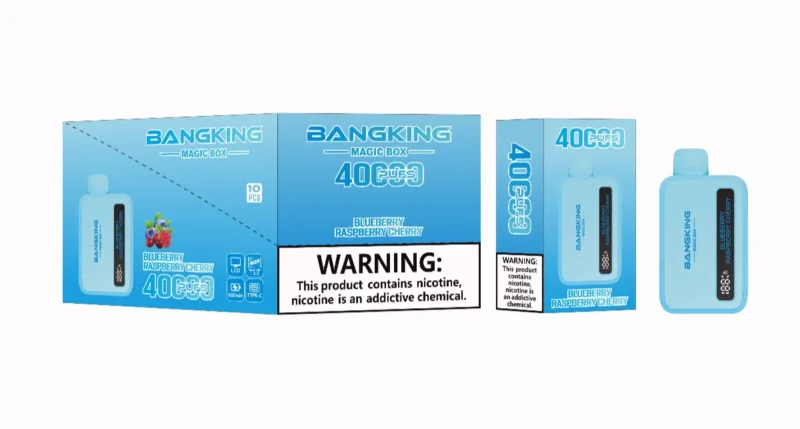 Suvaper Bang King Magic Box 40000 Puffs Blueberry Raspberry Cherry Flavor Image 017 Disposable Vape Device