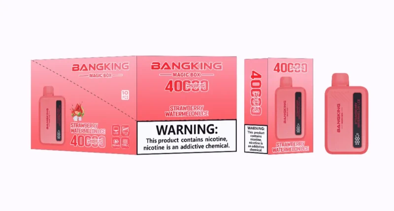 Suvaper Bang King Magic Box 40000 Puffs Strawberry Watermelon Ice Flavor Image 003 Disposable Vape Device