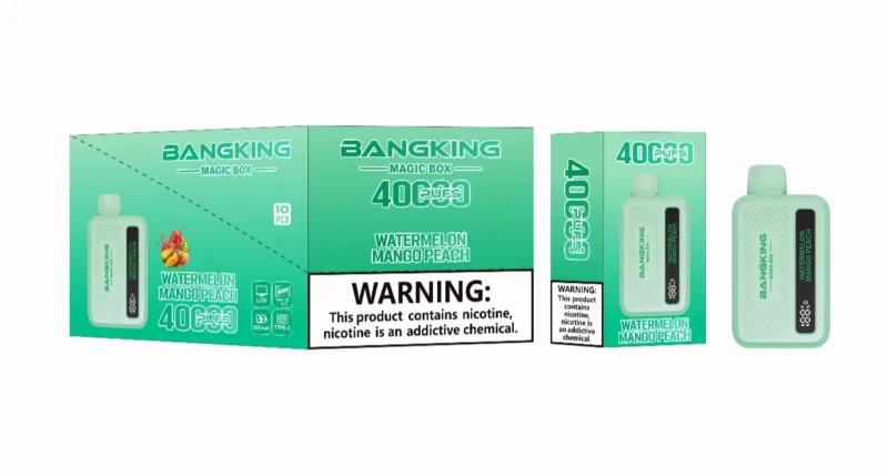 Suvaper Bang King Magic Box 40000 Puffs Watermelon Mango Peach Flavor Image 015 Disposable Vape Device