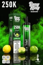 Suvaper Bang King Oushami Shisha Hookah 250000 Puffs Lemon Lime Flavor Image 004 Disposable Vape Device