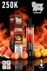 Suvaper Bang King Oushami Shisha Hookah 250000 Puffs Peach Mango Watermelon Flavor Image 007 Disposable Vape Device