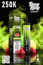 Suvaper Bang King Oushami Shisha Hookah 250000 Puffs Raspberry Lemon Flavor Image 003 Disposable Vape Device
