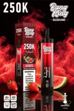 Suvaper Bang King Oushami Shisha Hookah 250000 Puffs Strawberry Watermelon Flavor Image 014 Disposable Vape Device