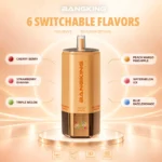 Suvaper Bang King Sixer 360 000 bloss, 6-i-1-smakskombination, 04 020, engångsvapeenhet