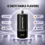 Suvaper Bang King Sixer 360 000 bloss, 6-i-1-smakskombination, 07 023, engångsvapeenhet
