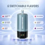 Suvaper Bang King Sixer 360 000 bloss, 6-i-1-smakskombination, 08 024, engångsvapeenhet