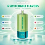 Suvaper Bang King Sixer 360 000 bloss, 6-i-1-smakskombination, engångsvapeenhet 10 017