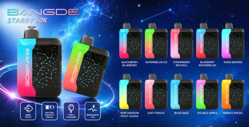 Suvaper Bangde Starry 60 000 drag – produktbild 005 – engångsvapeenhet