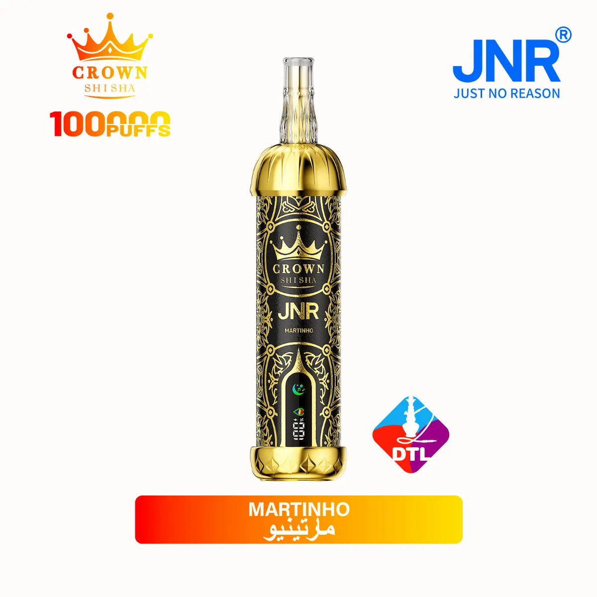 Suvaper Jnr Crown Shisha 100000 Puffs Flavor Display Cs02 Martinho 02 Eu Warehouse