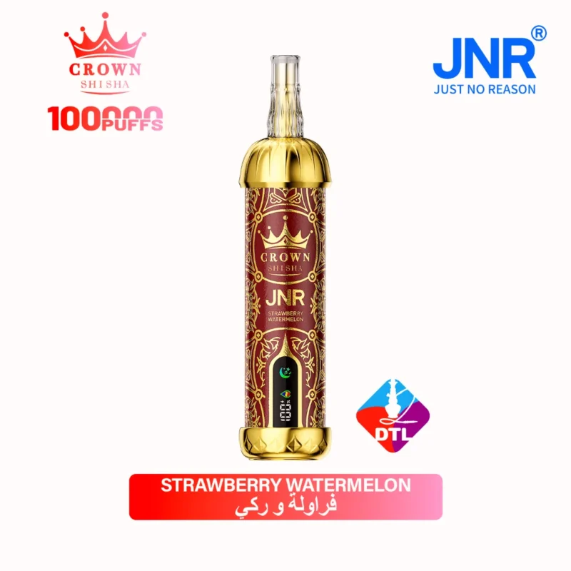 Suvaper Jnr Crown Shisha 100 000 drag, smakvariant CS06 jordgubb och vattenmelon 06, EU-lager