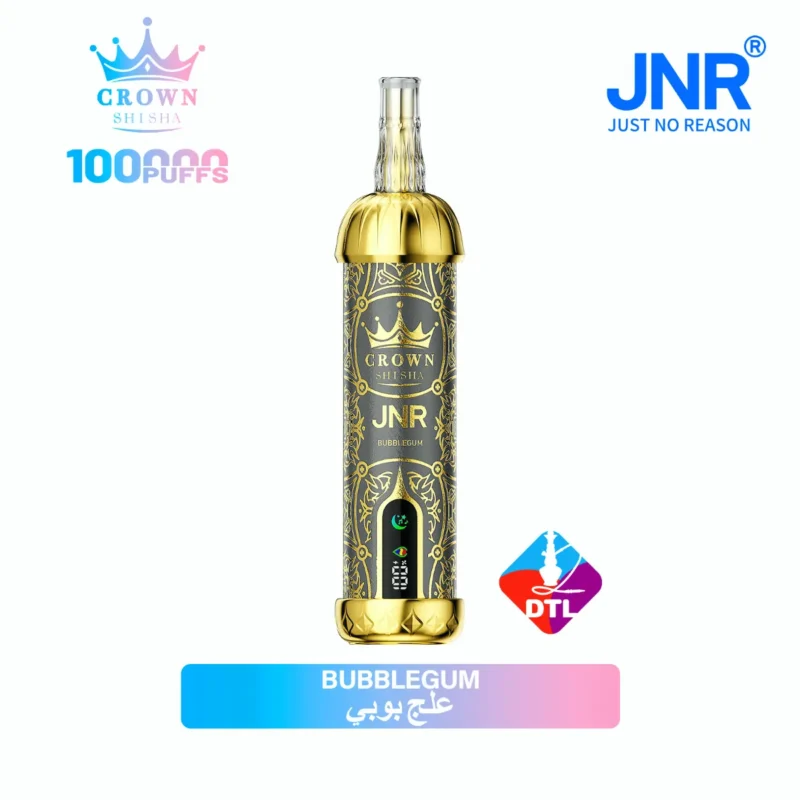 Suvaper Jnr Crown Shisha 100 000 bloss, smakvariant Cs16 Bubblegum, 16, EU-lager