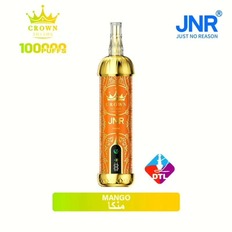 Suvaper Jnr Crown Shisha 100 000 bloss, smakvariant Cs17 Mango 17, EU-lager