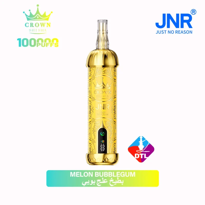 Suvaper Jnr Crown Shisha 100 000 drag Smakutbud Cs19 Melon Bubblegum 19 EU-lager