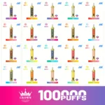Suvaper Jnr Crown Shisha 100 000 bloss – Smak – Marknadsföringsbild 21 – EU-lager
