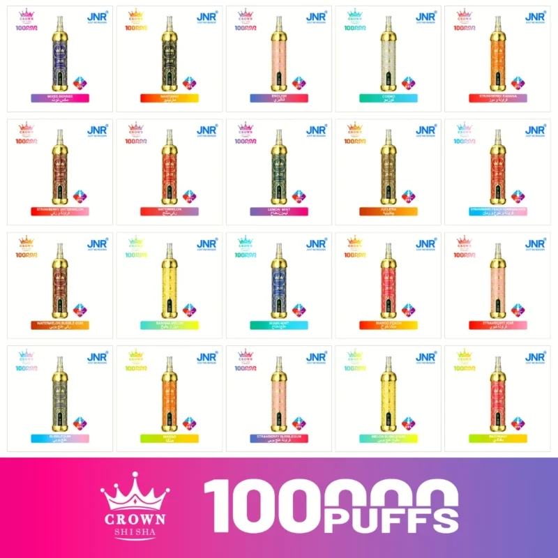 Suvaper Jnr Crown Shisha 100 000 bloss – Smak – Marknadsföringsbild 21 – EU-lager