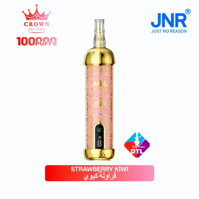 Suvaper Jnr Crown Shisha 100 000 drag, smakvariant: jordgubbe och kiwi, 15 EU-lager