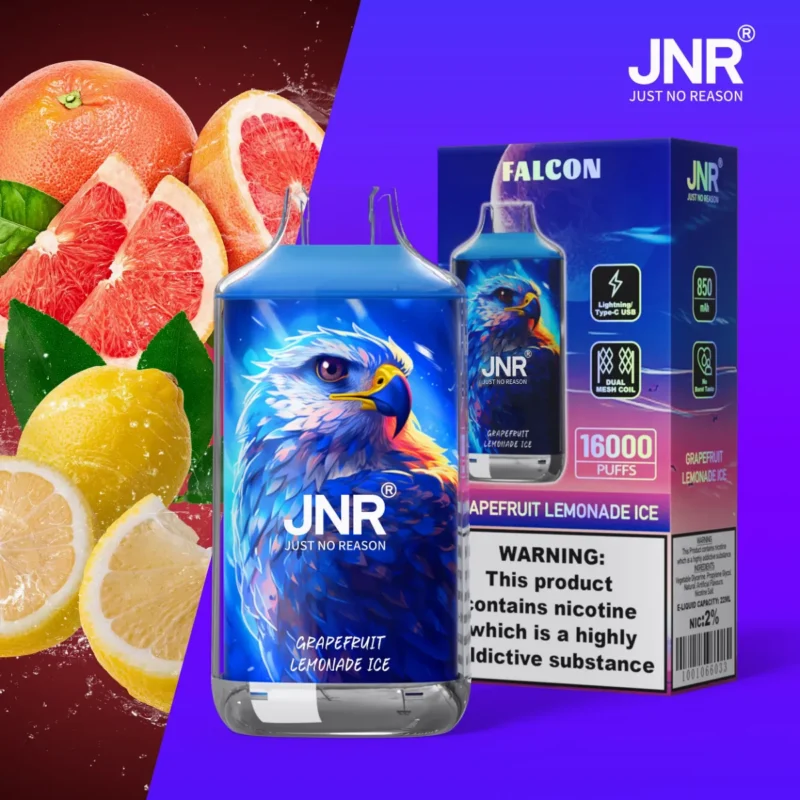 Suvaper Jnr Falcon 16 000 bloss – Produktgalleri – Smaksbild 020 – Engångsvapeenhet från EU-lagret