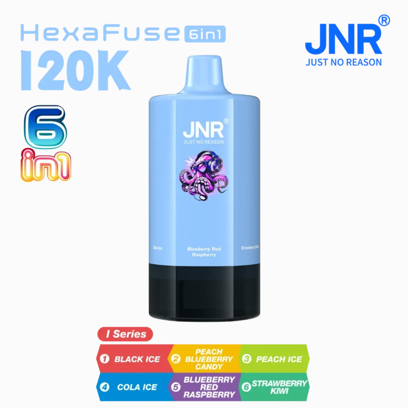 Suvaper Jnr Hexafuse 6-in-1 120,000パフ フレーバー表示 Iシリーズ 09 EU倉庫