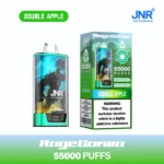 Suvaper Jnr Rage Grilla 55 000 bloss engångsvape Double Apple 143 EU-lager engångsenhet