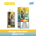 Suvaper Jnr Rage Grilla 55 000 bloss engångsvape Kiwi Passion 148 EU-lager engångsenhet