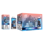 Suvaper Jnr Rage Grilla 55 000 bloss engångsvape White Peach Razz 2 172 EU Lagerengångsprodukt
