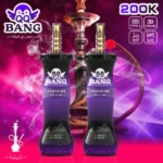 Suvaper Qq Bang シーシャ 200,000パフ グレープアイス 1 003 使い捨てベイプデバイス
