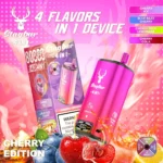 Suvaper Stag Bar 4 In 1 80000 Puffs Cherry Ice Blue Razz Peach Lemonade Cola Image 002 Disposable Vape Device