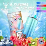 Suvaper Stag Bar 4 In 1 80000 Puffs Mr Blue Blueberry Raspberry Ice Strawberry Kiwi Cherry Cranberry Image 003 Disposabl