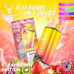 Suvaper Stag Bar 4 In 1 80000 Puffs Strawberry Ice Kiwi Grape Raspberry Cherry Image 005 Disposable Vape Device