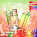 Suvaper Stag Bar 4 In 1 80000 Puffs Watermelon Ice Strawberry Bubble Gum Raspberry Image 007 Disposable Vape Device