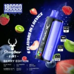 Suvaper Stag Bar 6 In 1 180000 Puffs Berry Edition Image 001 Disposable Vape Device