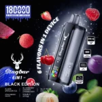 Suvaper Stag Bar 6 In 1 180000 Puffs Black Edition Image 003 Disposable Vape Device
