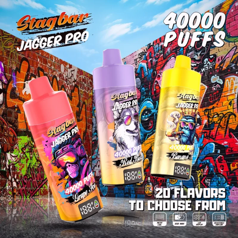 Suvaper Stag Bar Jagger Pro 40000 Puffs Euvapen 40k Vape Image 023 Disposable Device