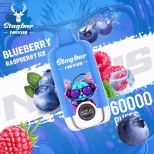 Suvaper Stag Bar Nexus 60000 Puffs Blueberry Raspberry Ice Image 001 Disposable Vape Device